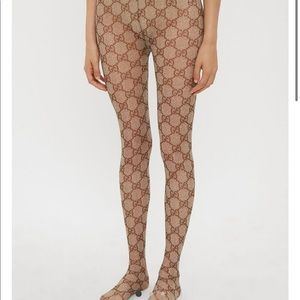 Authentic Gucci tights monogram supreme